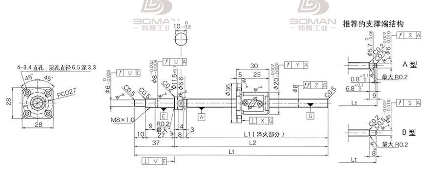 KURODA GP0802DS-AAFR-0170B-C3S 黑田丝杆3d软件下载